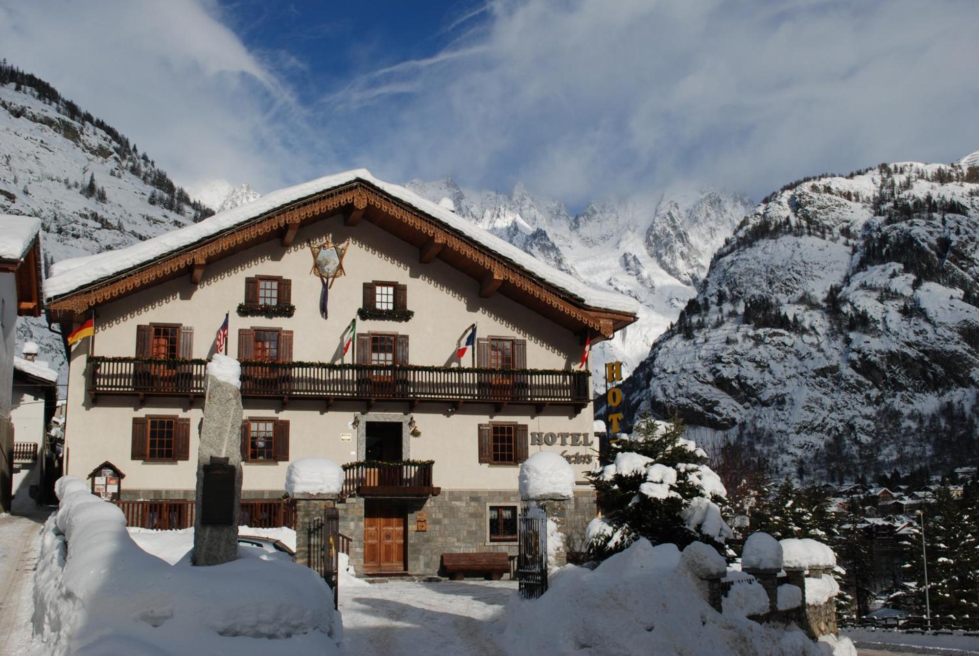 Hotel Des Glaciers Courmayeur Exterior foto