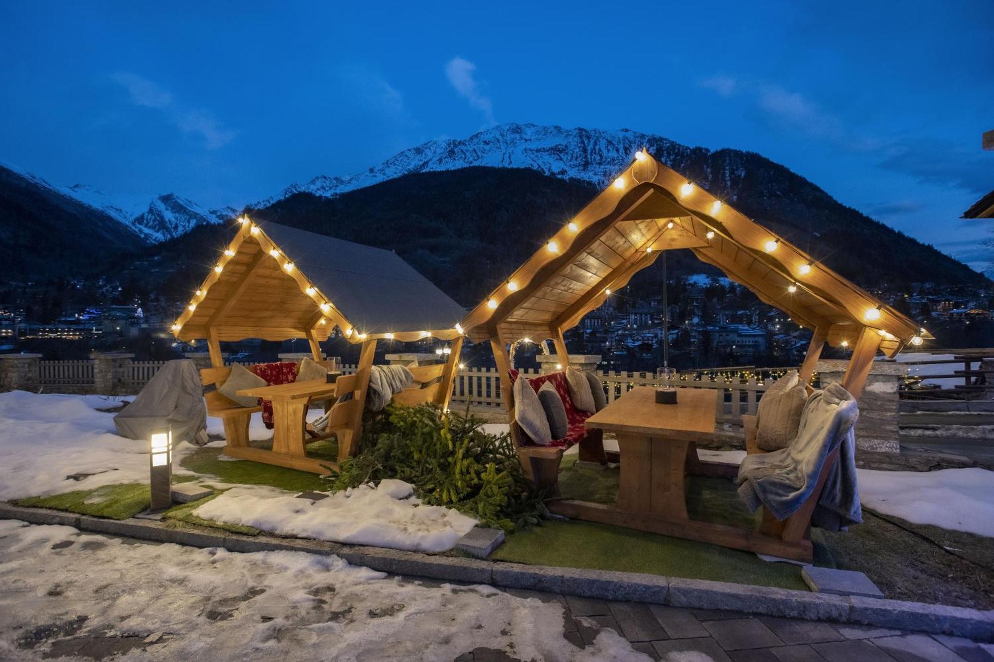 Hotel Des Glaciers Courmayeur Exterior foto